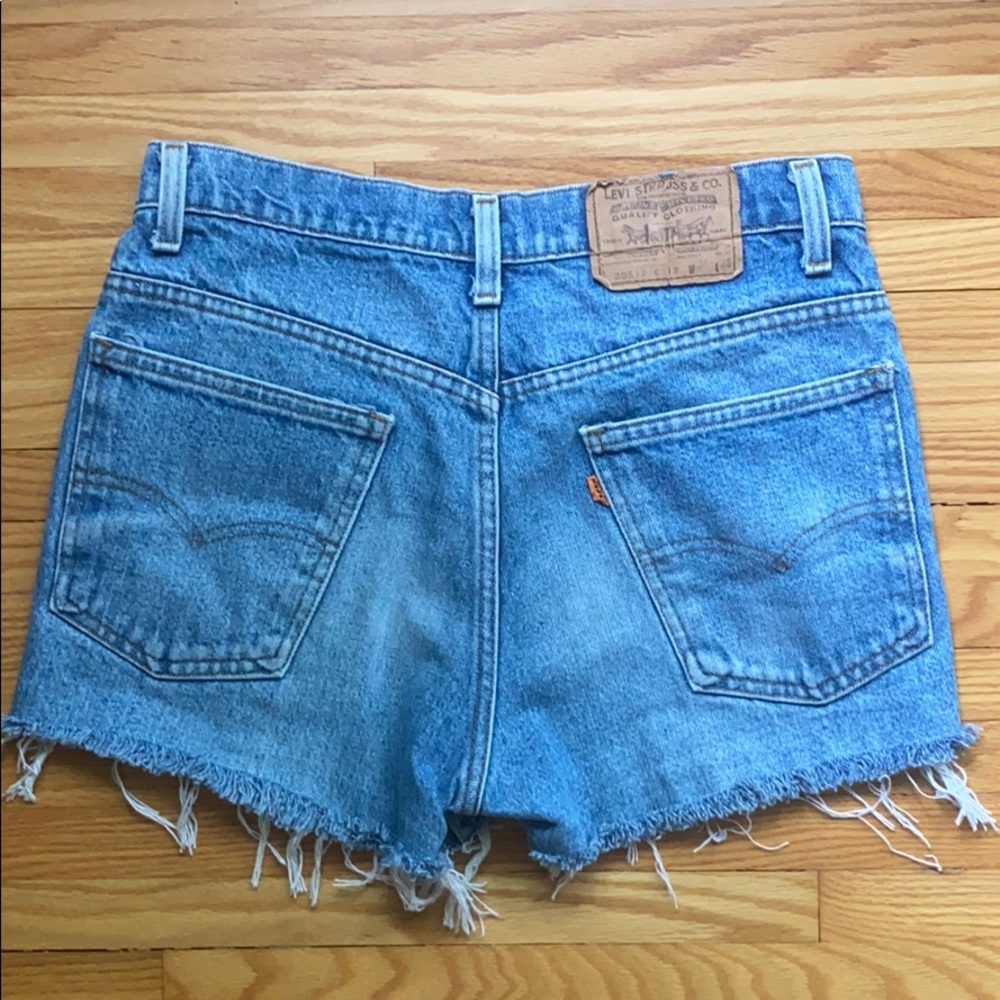 Vintage Orange tag Levi shorts